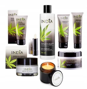 INDIA Cosmetics Zestaw NATURALNYCH kosmetyków konopnych z SZAMPONEM i MASKĄ - Zestawy kosmetyków damskich INDIA Cosmetics Zestaw NATURALNYCH kosmetyków konopnych z SZAMPONEM i MASKĄ - Zestawy kosmetyków damskich - miniaturka - grafika 1