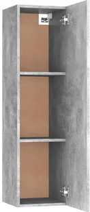 vidaXL Lumarko Szafka telewizyjna, szarość betonu, 30,5x30x110 cm, płyta 803370 - Szafki RTV - miniaturka - grafika 11