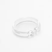 Akcesoria do wystroju okien - Gardinia Kółka do drążka regulowanego przezroczysty - miniaturka - grafika 1