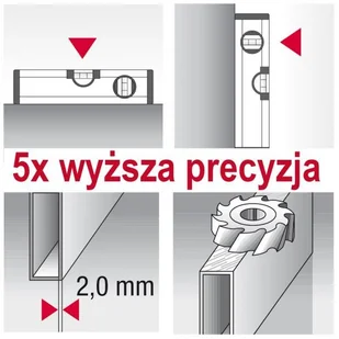 BMI Poziomnica precyzyjna 100 cm HighPrecision 17 110 22 - Poziomice, łaty, miary - miniaturka - grafika 2