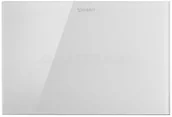 Przyciski spłukujące - Duravit Duravit DuraSystem Przycisk spłukujący do WC bezdotykowy szklany biały WD5003012000 - miniaturka - grafika 1