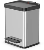 Kosze na śmieci - Hailo Kosz na śmieci Oko Uno Plus, rozmiar M, 17 L, stal nierdzewna Werk (0619-200) - miniaturka - grafika 1