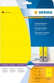 Etykiety do drukarek - Herma Ordneretiketten A4 gelb 192x61 mm Papier opak 80 St. - 5096 - miniaturka - grafika 1
