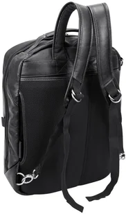 McKlein Czarny plecak i torba podróżna East Side ze skóry naturalnej na laptopa 17" - Torby na laptopy - miniaturka - grafika 7