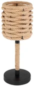 Lampy stojące - Globo Lighting Stojąca LAMPKA stołowa HALIA 15679T nocna LAMPA marynistyczna lina beżowa 15679T - miniaturka - grafika 1