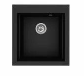 Zlewozmywaki - Pyramis SIROS 47x51,5 1B karbon - miniaturka - grafika 1