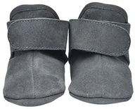 Akcesoria do wózków - Lodger wkle1001 302L buty skórzane Walker Leather Basic 12 15 miesięcy, Dark Grey - miniaturka - grafika 1