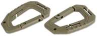 Sprzęt wspinaczkowy - Mil-Tec Karabińczyk Tactical Molle - zielony 2 szt. (15922501) 15922501 - miniaturka - grafika 1