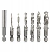 Gwintowniki - HSS Wiertła Gwintujące M3 - M10 Gwintowniki 7 El. - miniaturka - grafika 1