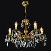 Lampy sufitowe - Wranovsky Wranovsky JWZ207061100 - Żyrandol kryształowy na łańcuchu DRACO 6xE14/40W/230V - miniaturka - grafika 1