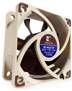 Noctua NF-A6 X 25 5 V wentylator 60 MM do 3000 obr/A 5 V, czarna NF-A6X25 5V - Chłodzenie procesora - miniaturka - grafika 2