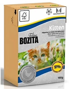 Bozita Feline Kitten tetra pak 16x190g - Mokra karma dla kotów - miniaturka - grafika 5