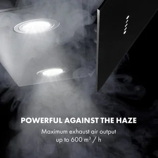 Klarstein Alina 60 Czarny (CGCH3-Alina60-BK) - Okapy kuchenne - miniaturka - grafika 5