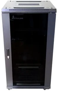 ExtraLink Stojąca 19" 22U 600x600mm czarna - Szafy rack - miniaturka - grafika 2