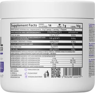 Ostrovit MCT Oil Powder 200 g - Spalacze tłuszczu - miniaturka - grafika 3