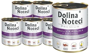 Dolina Noteci Premium bogata w królika z żurawiną 6x800g - Mokra karma dla psów - miniaturka - grafika 2