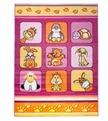 Dywany dla dzieci - Dywan Kinder 160x220 Wzór Do Zabawy Dzieci 59fa - miniaturka - grafika 1