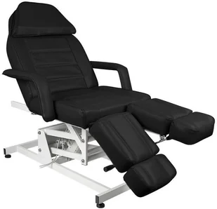 AZZURRO Fotel kosmetyczny elektr. azzurro 673as pedi 1 siln. czarny P129101 - Fotele kosmetyczne - miniaturka - grafika 2