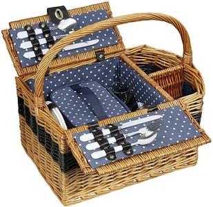 Cilio Kosz piknikowy dla 2 osób Cernobbio CI-156621 - Kosze wiklinowe - miniaturka - grafika 3
