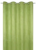 Zasłony - BelAir BEL Air Picadilly 0sg1001  0020 zasłona z oczkami, z tworzywa sztucznego Velour skóra, odporna na brud, 145x270 cm, zielony lipowego 0SG1001-0020 - miniaturka - grafika 1