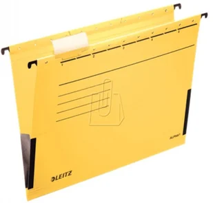 Leitz Teczka zawieszana Alpha z bokami żółta 19860015 - Teczki i skoroszyty - miniaturka - grafika 2