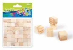 DpCraft Drewniane kosteczki kreatywne 49 sztuk - Szkolne artykuły papiernicze - miniaturka - grafika 3