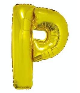 Go Balon foliowy litera P 85 cm FG-L85ZP - Balony i akcesoria - miniaturka - grafika 2