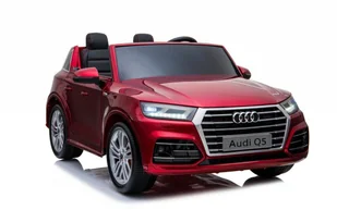 Super-Toys AUDI Q5 2 OSOBOWE, MIĘKKIE KOŁA, MIĘKKIE SIEDZENIE, LAKIER, PANEL MP4,PEŁNA OPCJA/Q5-TWO SEATS AUDI-Q5-TWO-LAKIER-CZERWON - Pojazdy elektryczne dla dzieci - miniaturka - grafika 2