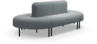 Sofy i kanapy - AJ Produkty Sofa VARIETY, zamknięta, tkanina Pod CS, srebrnoszary - miniaturka - grafika 1