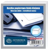 Etykiety samoprzylepne i bloki etykiet - Wkład do pojemnika 85x85x35mm klejona biała X04993 NB-7655 - miniaturka - grafika 1