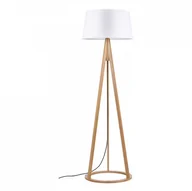 Lampy stojące - Spotlight Premium Collection Lampa podłogowa Konan 6421174 SPOTLight Premium Collection biała oprawa z drewna dębowego 6421174 - miniaturka - grafika 1