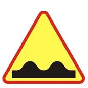 Wyposażenie miejsc publicznych - Znak ostrzegawczy A-11 Nierówna droga - miniaturka - grafika 1