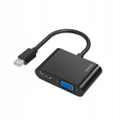 Adaptery i przejściówki - Hama Adapter miniDisplayPort Wt - (vga+hdmi) Gn - miniaturka - grafika 1