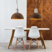 Lampy sufitowe - Brilliant Oświetlenie Frieda Lampa Wisząca Srebrny, 1-punktowy 93253/60 - miniaturka - grafika 1