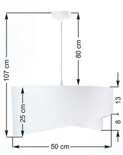 EULUNA Lampa wisząca Vivien, biała/pomarańczowa - Lampy sufitowe - miniaturka - grafika 4