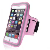 Etui i futerały do telefonów - nemo Etui opaska na ramię do biegania na rower sportowe do 5,5' różowa - miniaturka - grafika 1