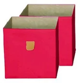 Pudła i pojemniki do przechowywania - Phoenix Home 817301ro pudełko do przechowywania Canvas zestaw 2 szt 817301RO - miniaturka - grafika 1