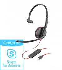 Poly Blackwire Mono 3210 USB-C czarne - Słuchawki - miniaturka - grafika 2