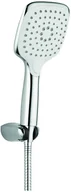 Zestawy prysznicowe - Laveo BOHO CHROM BIAŁY NLH 60AK - miniaturka - grafika 1