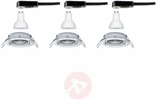 Paulmann Spot Nova 3 szt.okrągła,ściemniana,chrom - Oprawy, klosze i abażury - miniaturka - grafika 3