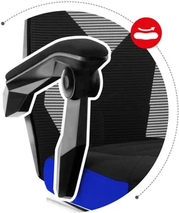 Huzaro Fotel gamingowy Huzaro COMBAT 3.0 BLUE HZ-Combat 3.0 Blue - Fotele gamingowe - miniaturka - grafika 14