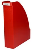 Pojemniki biurowe - Leitz Pojemnik czasopisma 80mm jasnoczerwony Plus LE6243 - miniaturka - grafika 1
