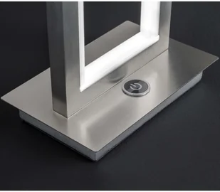 Wofi Lampa stołowa Muriel, LED, na 2 żarówki, kolor matowy niklowy 8133.02.64.9000 - Lampy stojące - miniaturka - grafika 4