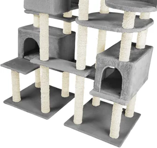 tectake Drapak dla kota Entissar 214 cm - szary 403920 - Drapaki dla kotów - miniaturka - grafika 4
