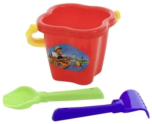 Polesie Poland Zestaw do piasku nr 24 wiaderko-kwiatek średnie mix - Zabawki do piasku - miniaturka - grafika 2