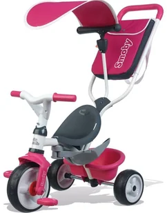 SMOBY SMOBY Rowerek Baby Balade Różowy - Rowerki trójkołowe - miniaturka - grafika 2