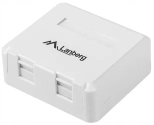 LANBERG Puszka Natynkowa Na Dwa Moduły Keystone - Narzędzia sieciowe - miniaturka - grafika 4