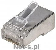 Intellinet Wtyk modularny RJ45 8P8C Cat5e STP na drut słoik 100szt 790574 - Kable miedziane - miniaturka - grafika 2