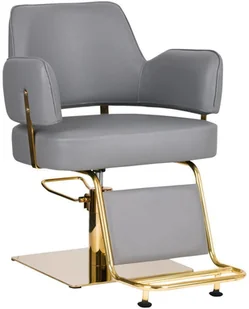 GABBIANO ACTIVESHOP Fotel Fryzjerski Linz Złoto Szary - Fotele fryzjerskie - miniaturka - grafika 2