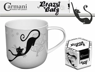 Carmani Kubek porcelanowy koty 500ml Crazy Cats - Kubki - miniaturka - grafika 2